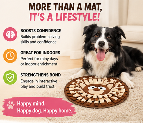Sniff & Seek Feeding Mat — for Happy Dogs
