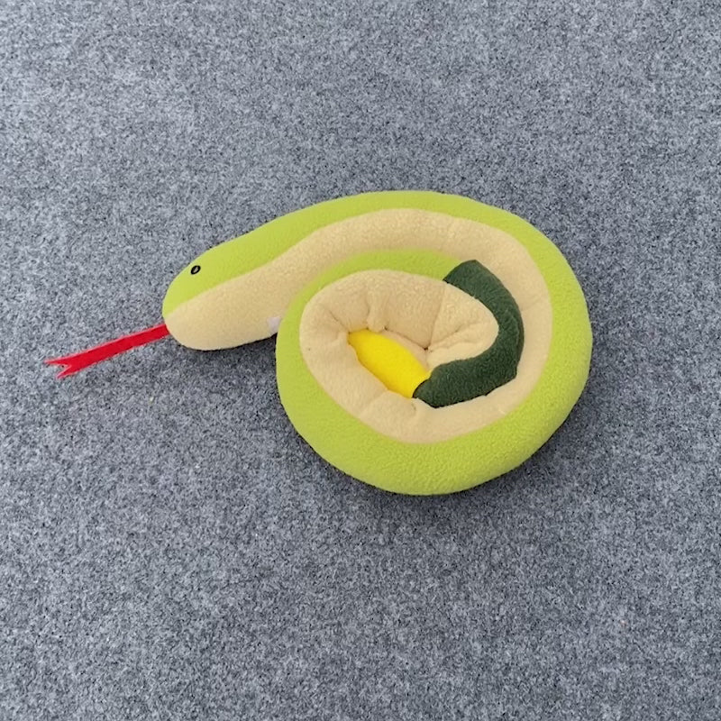 Snake Snuffle Toy — for Happy, Busy Dogs